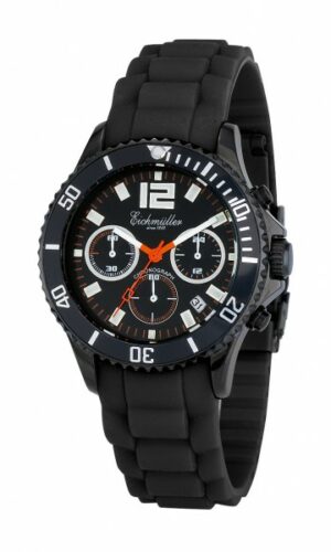 Eichmüller chronograph sports men's watch rubber bracelet waterproofness 100 meters