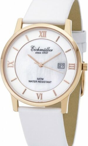 Eichmüller Real Pearl Dial Quartz Date Waterproof 50 Meter Women's Watch Women's Wristwatch