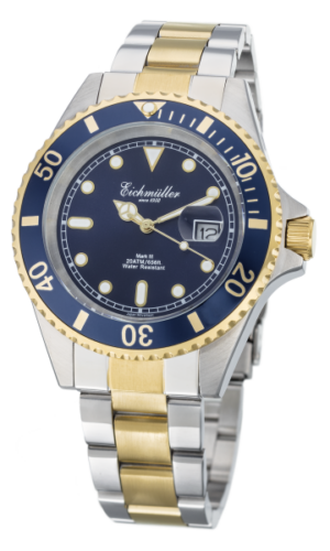 Eichmüller diving watch water resistance 200m Submariner