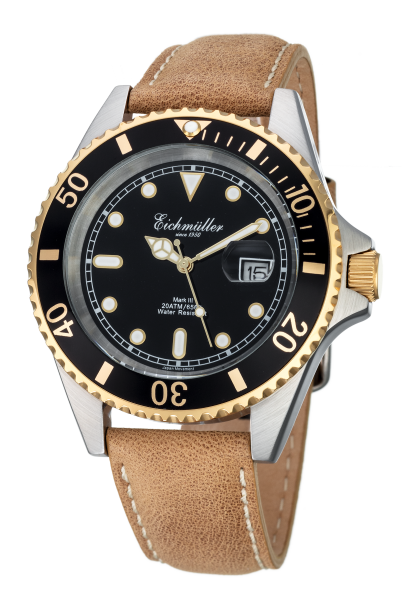 Eichmüller diving watch leather bracelet