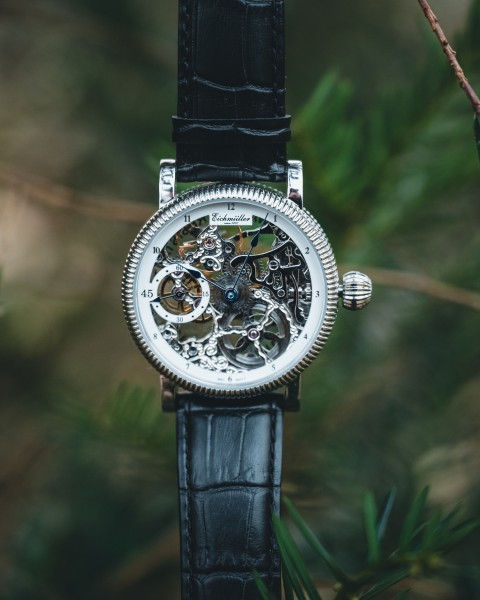 Eichmüller skeleton wristwatch mechanical men's watch