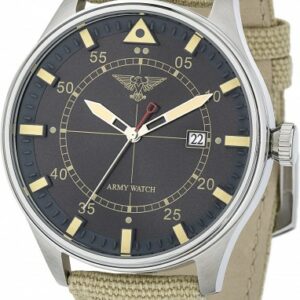 Army Watch Pilot´s Watch beige men´s watch