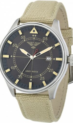 Army Watch Pilot´s Watch beige men´s watch