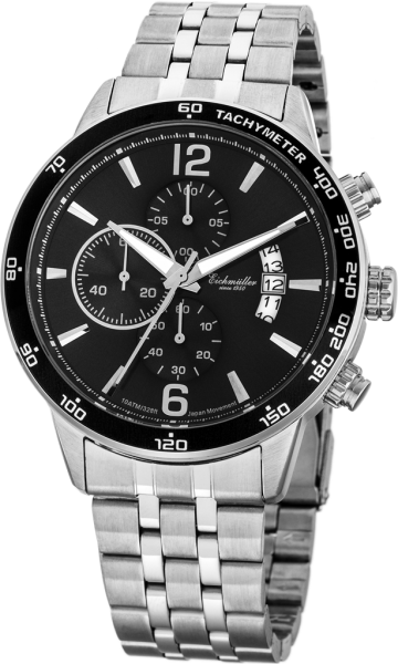 Eichmüller Kronograf men's watch CL & CO AB waterproof 100 meter wristwatch