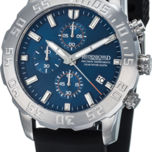 Riedenschild Gear Diver Chronograph Waterproof 200meter Men's Watch Silicone Bracelet